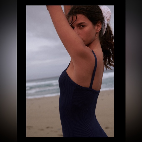 ZARA LONG RIB JUMPSUIT - Picture 3 of 6